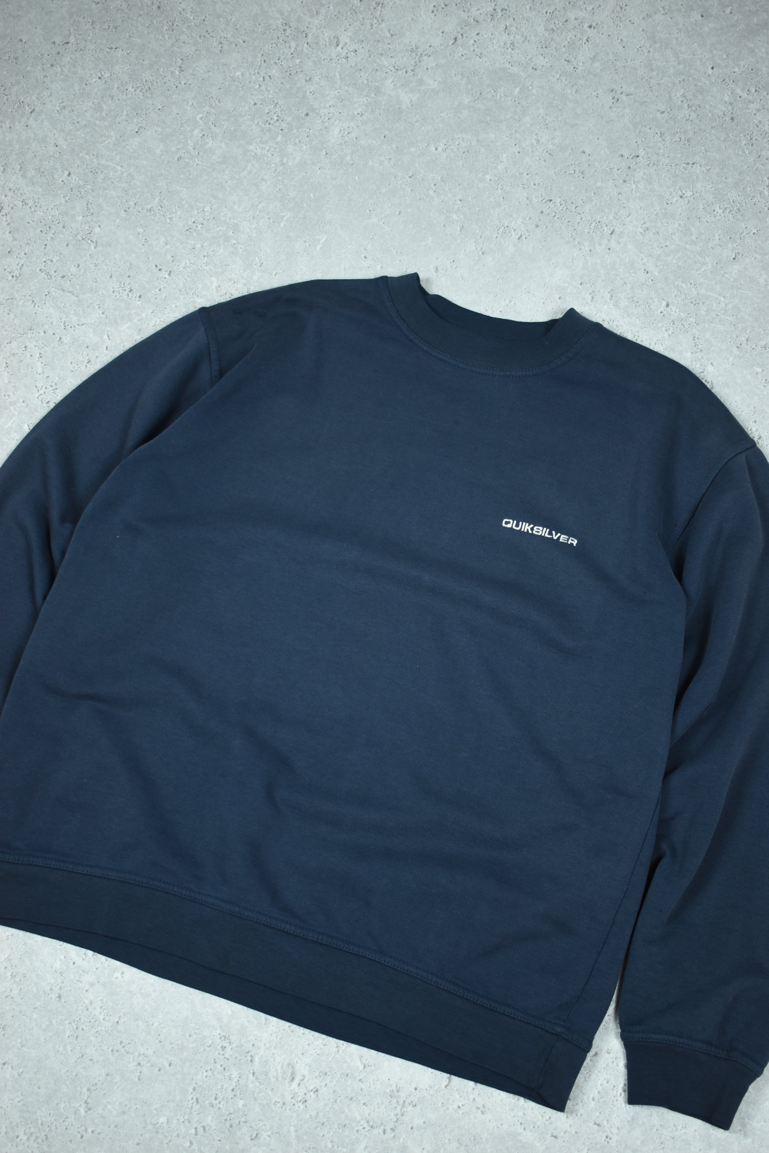 Vintage Quiksilver Double Sided Embroidery Sweatshirt Large