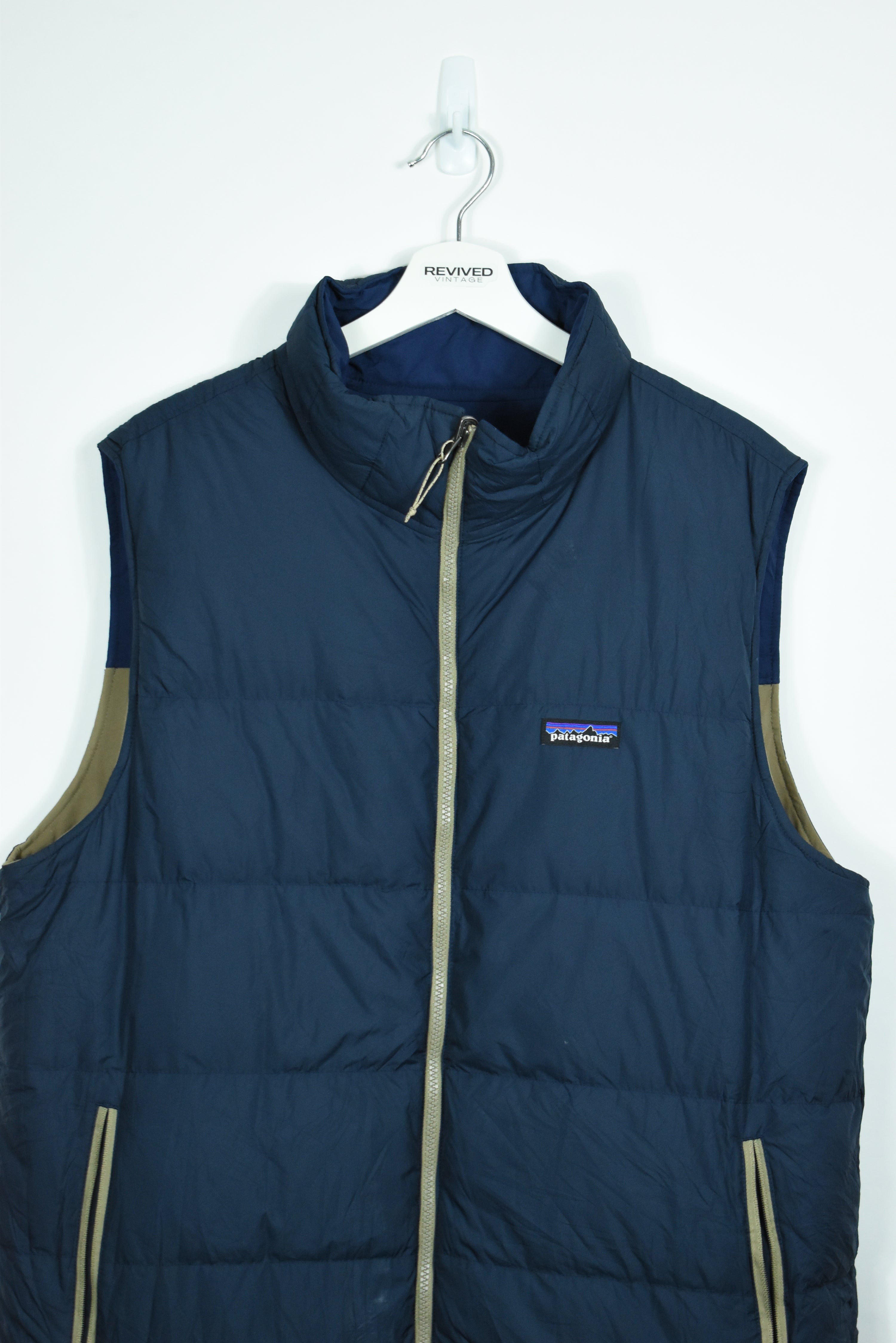 Vintage Patagonia Reversible Puffer Vest XLARGE