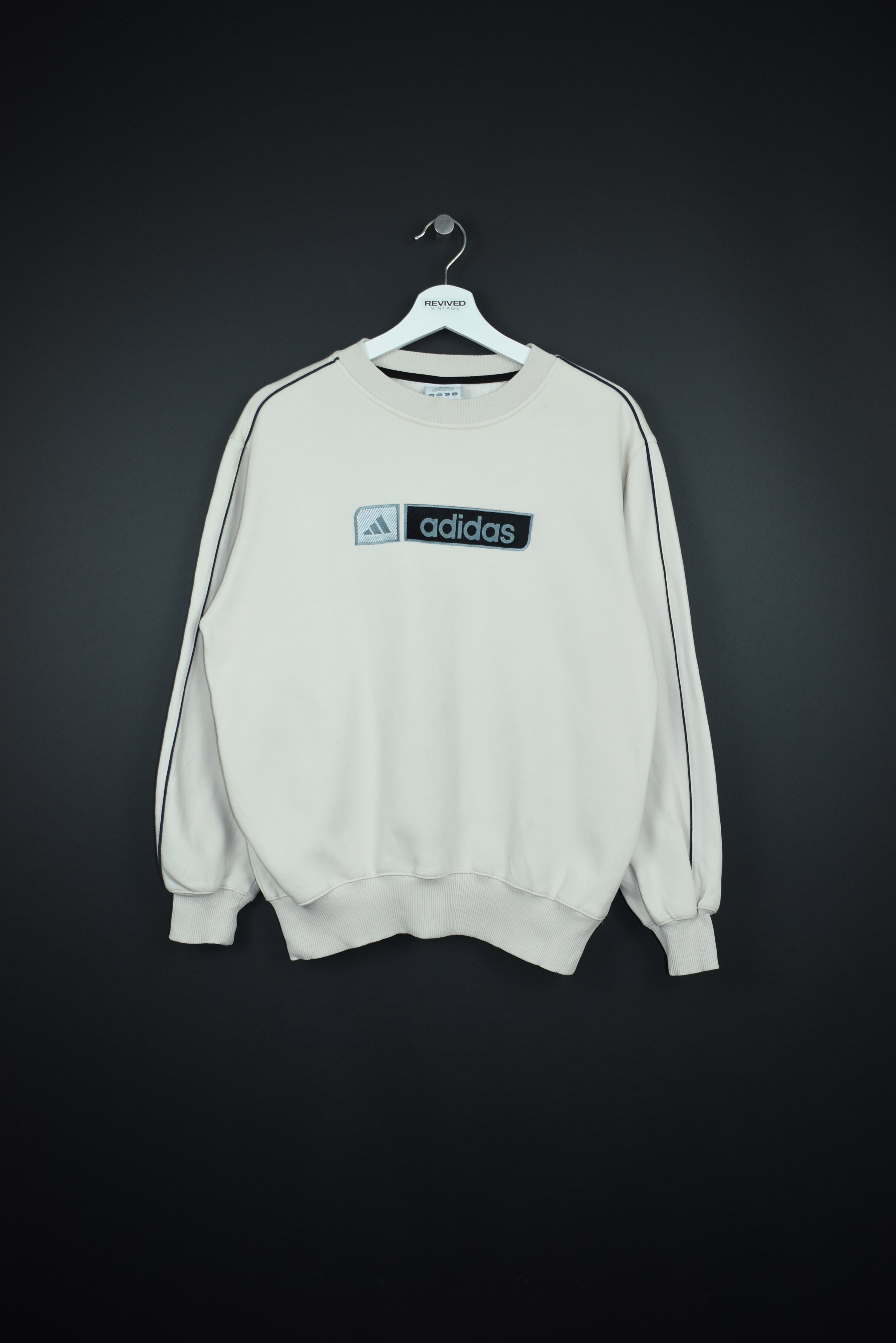 Vintage Adidas Embroidery Logo Sweatshirt Small