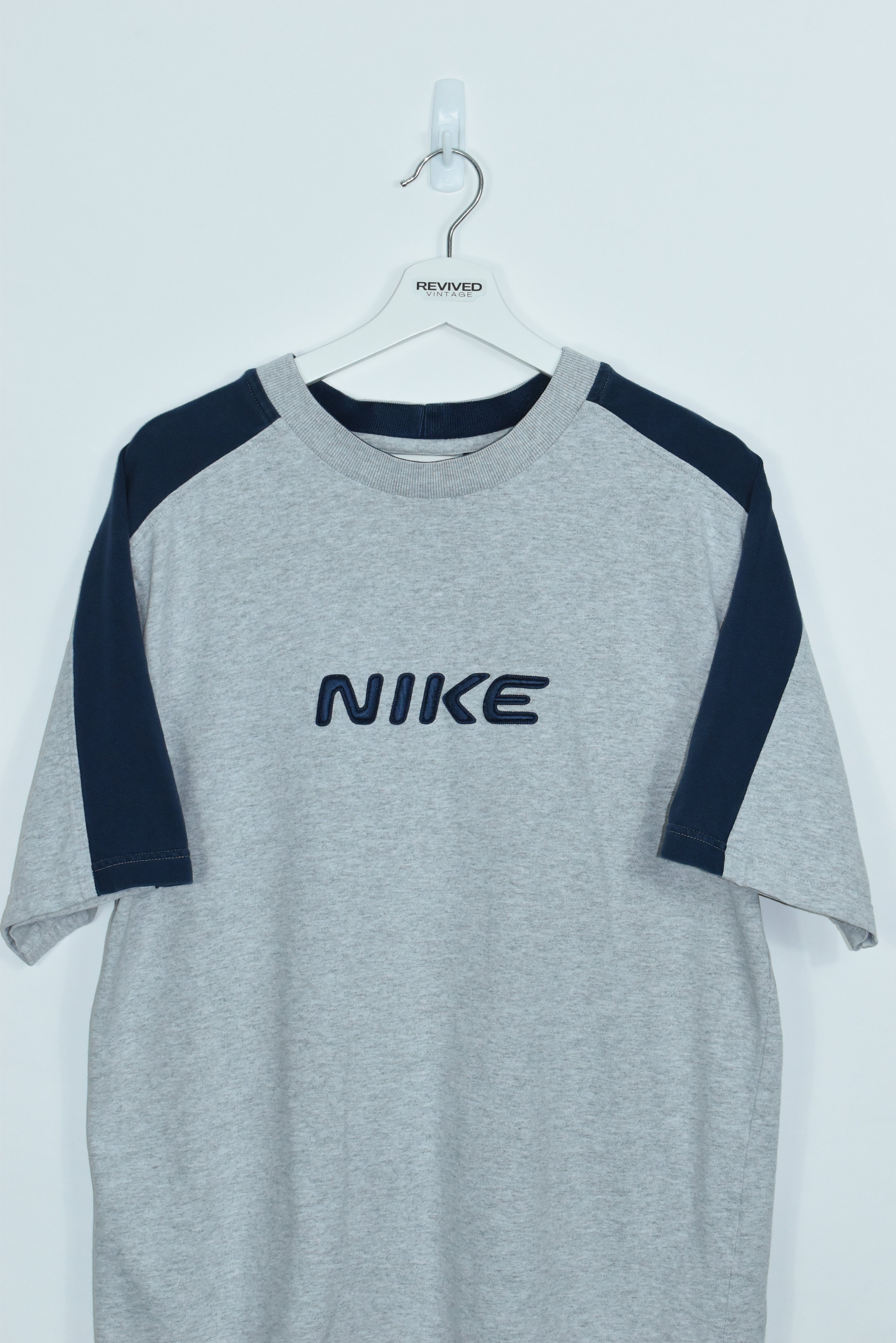 Vintage Nike Puff Print Embroidery T Shirt LARGE
