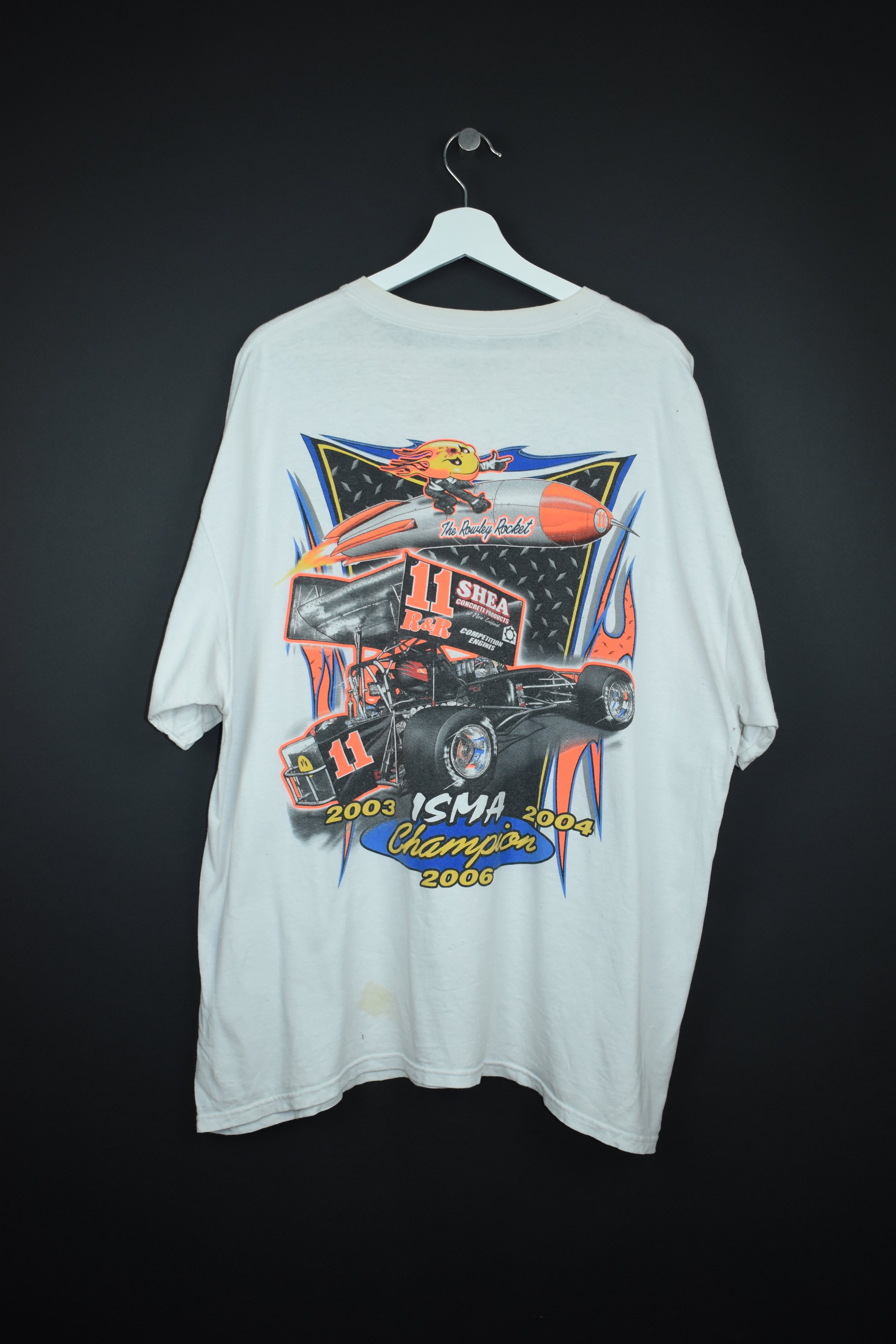 Vintage Nascar Double Sided Print T Shirt Xlarge