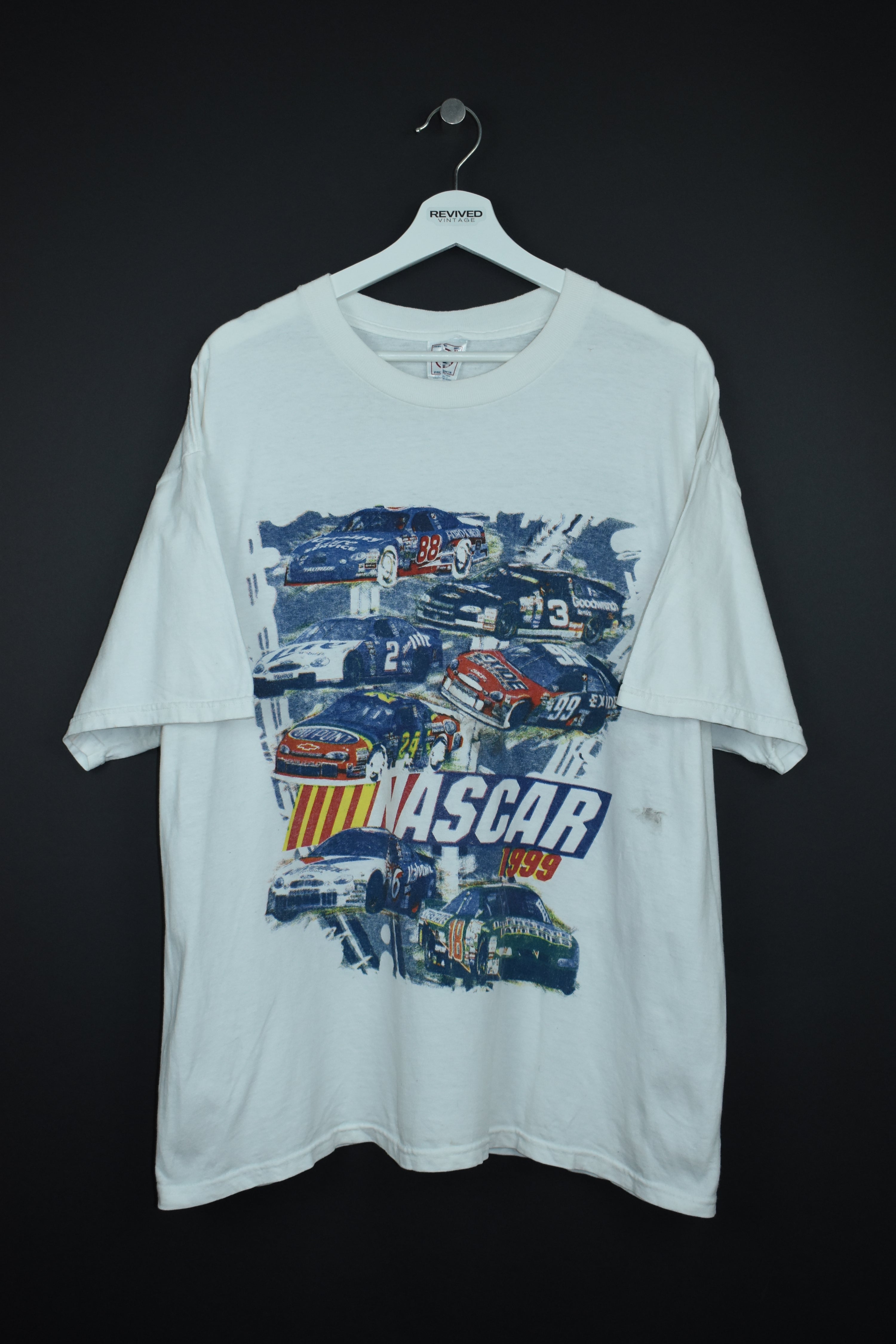 Vintage Nascar 1999 Print T Shirt Xlarge