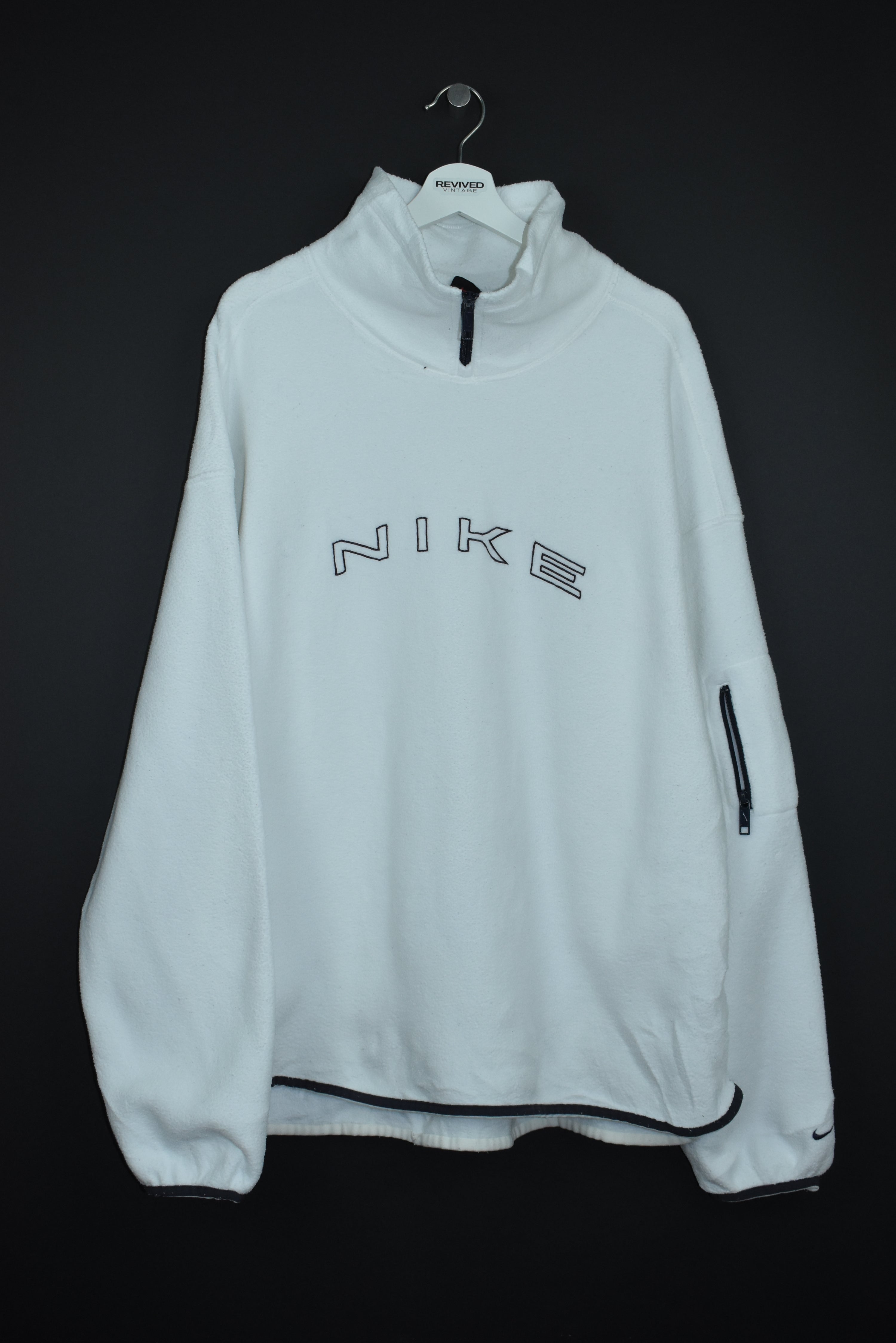 VINTAGE RARE NIKE EMBROIDERY FLEECE XLARGE