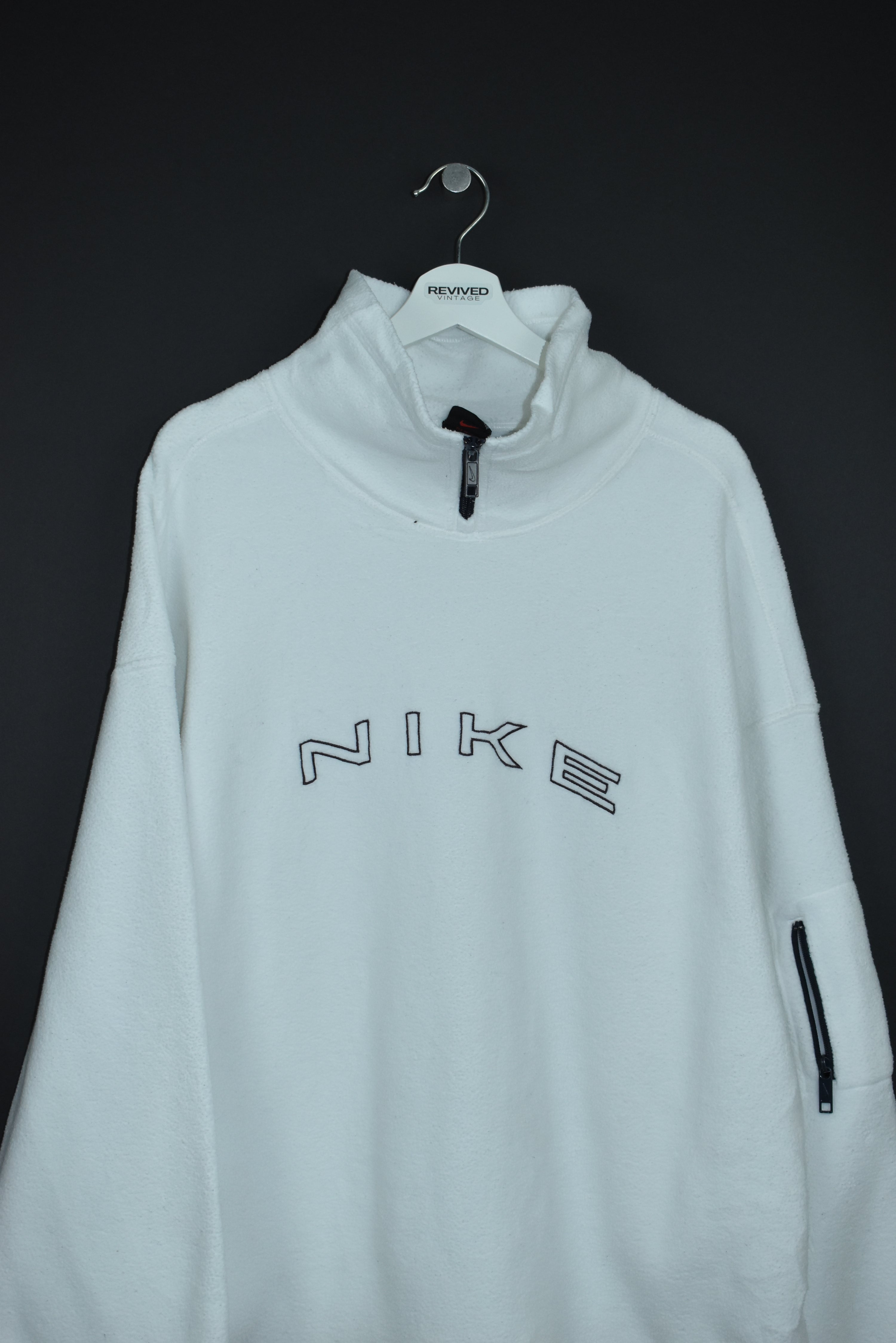 VINTAGE RARE NIKE EMBROIDERY FLEECE XLARGE