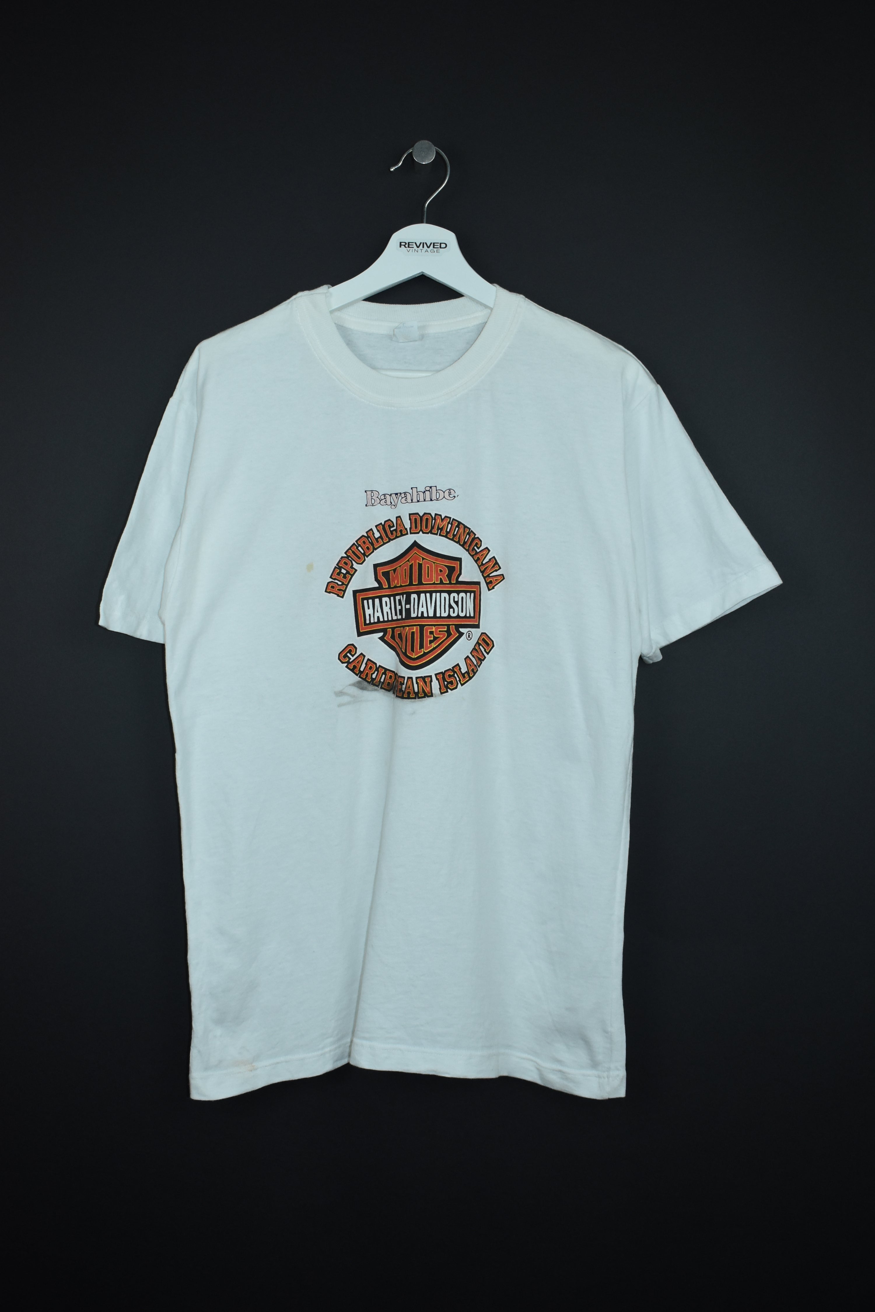 Vintage Harley Davidson Print T Shirt Medium