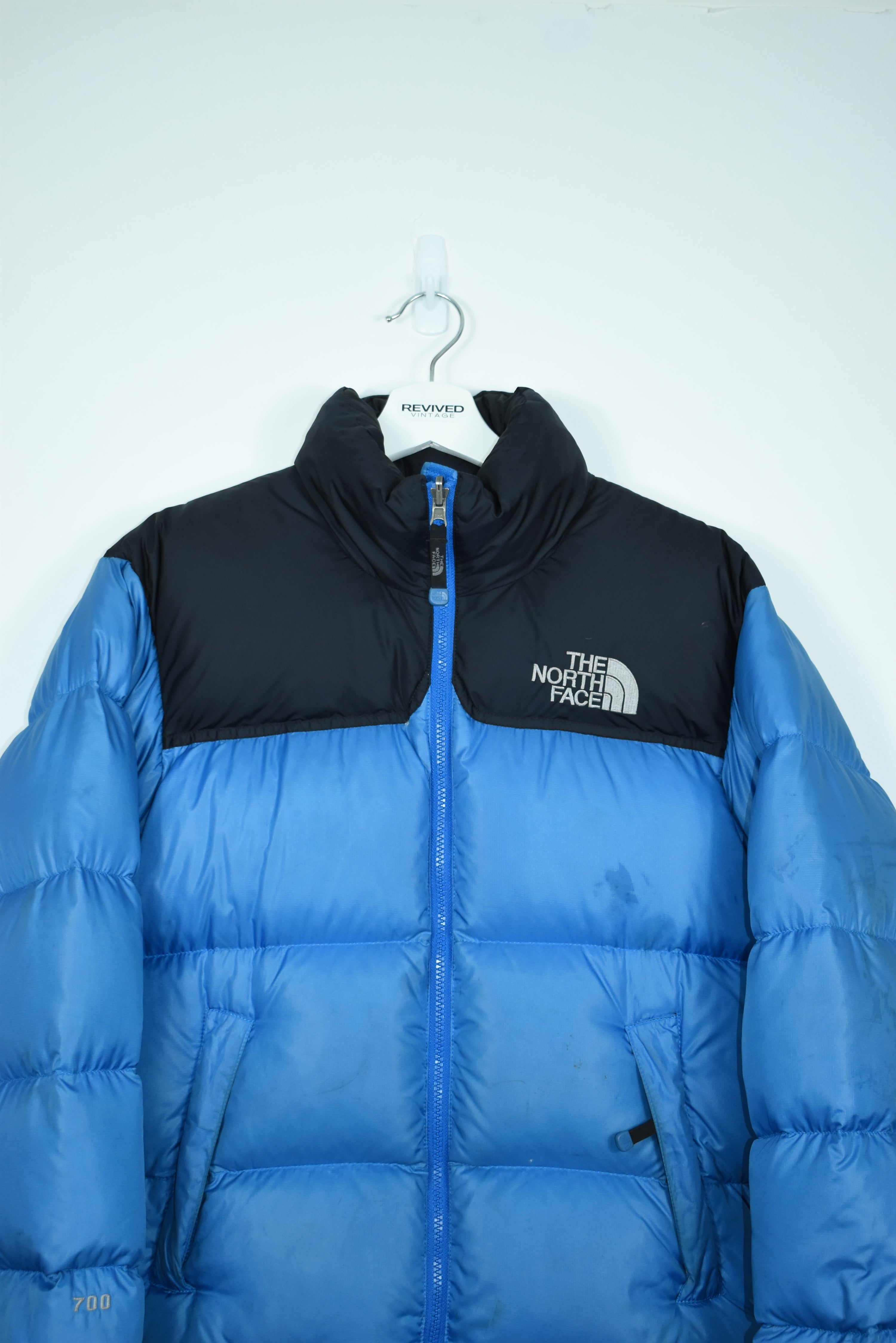 VINTAGE NORTH FACE NUPTSE 700 LIGHT BLUE L/ XLARGE