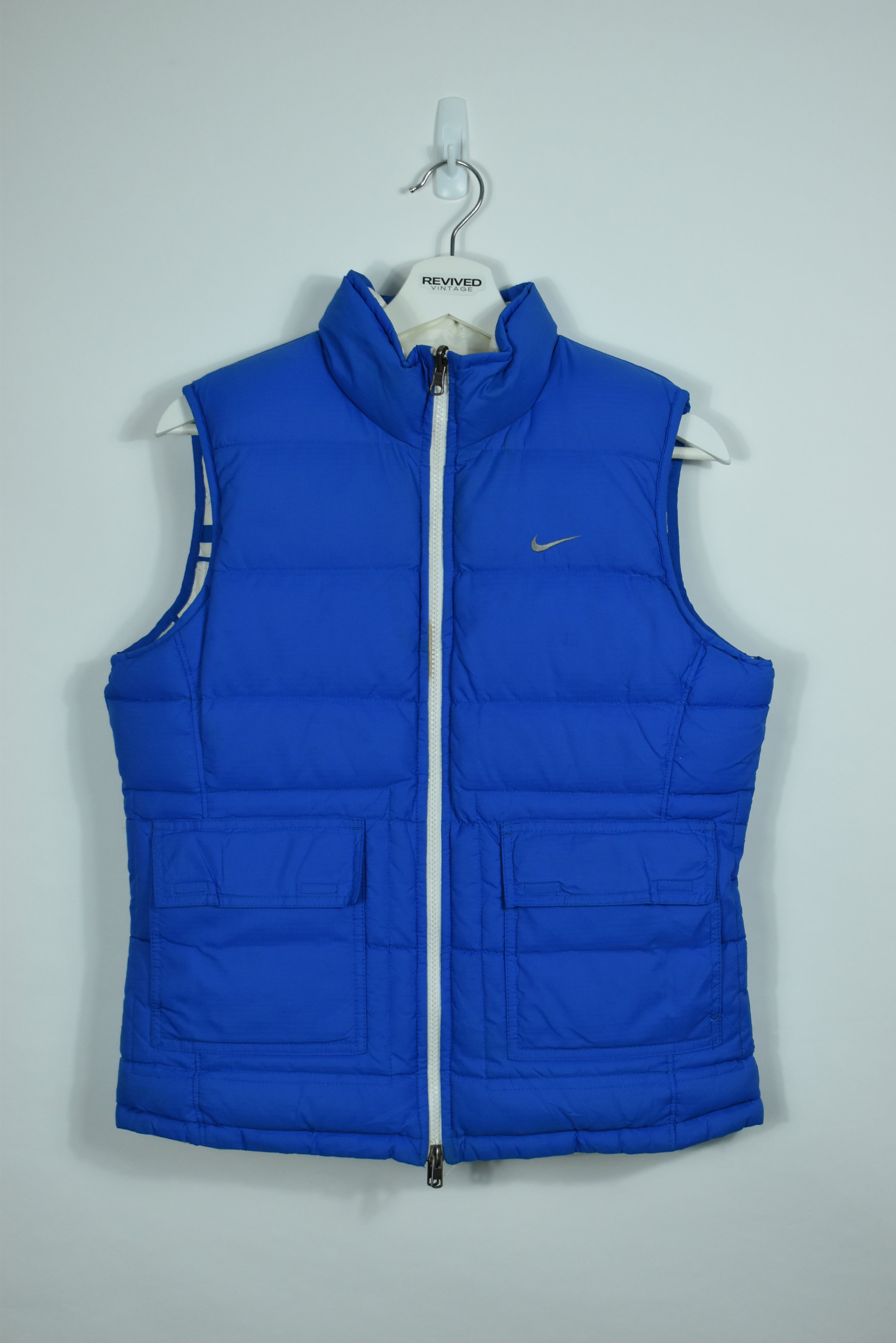 Vintage Nike Blue Puffer Vest Small /Medium (Womens)