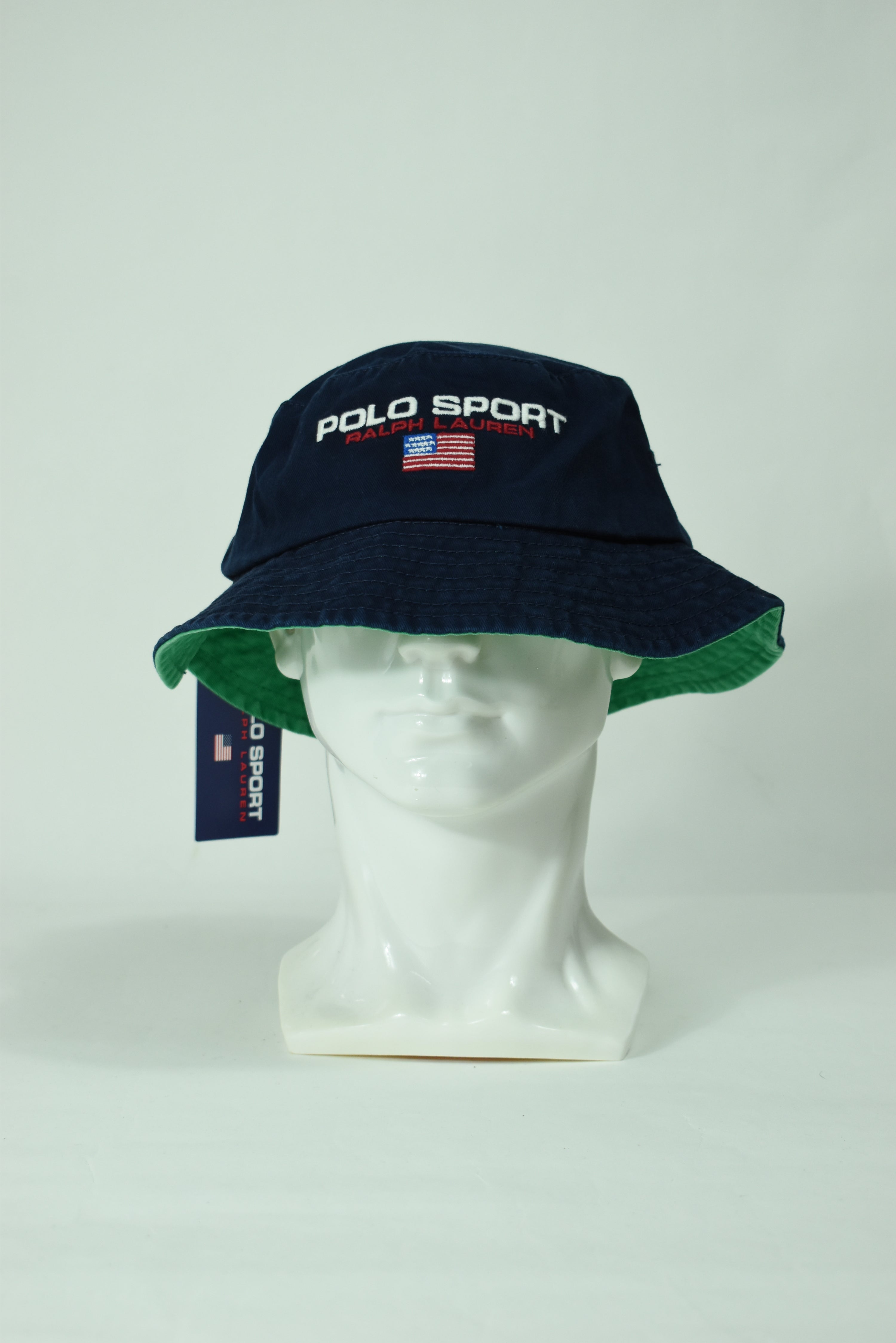 New Ralph Lauren Polo Sport Bucket Hat Navy OS