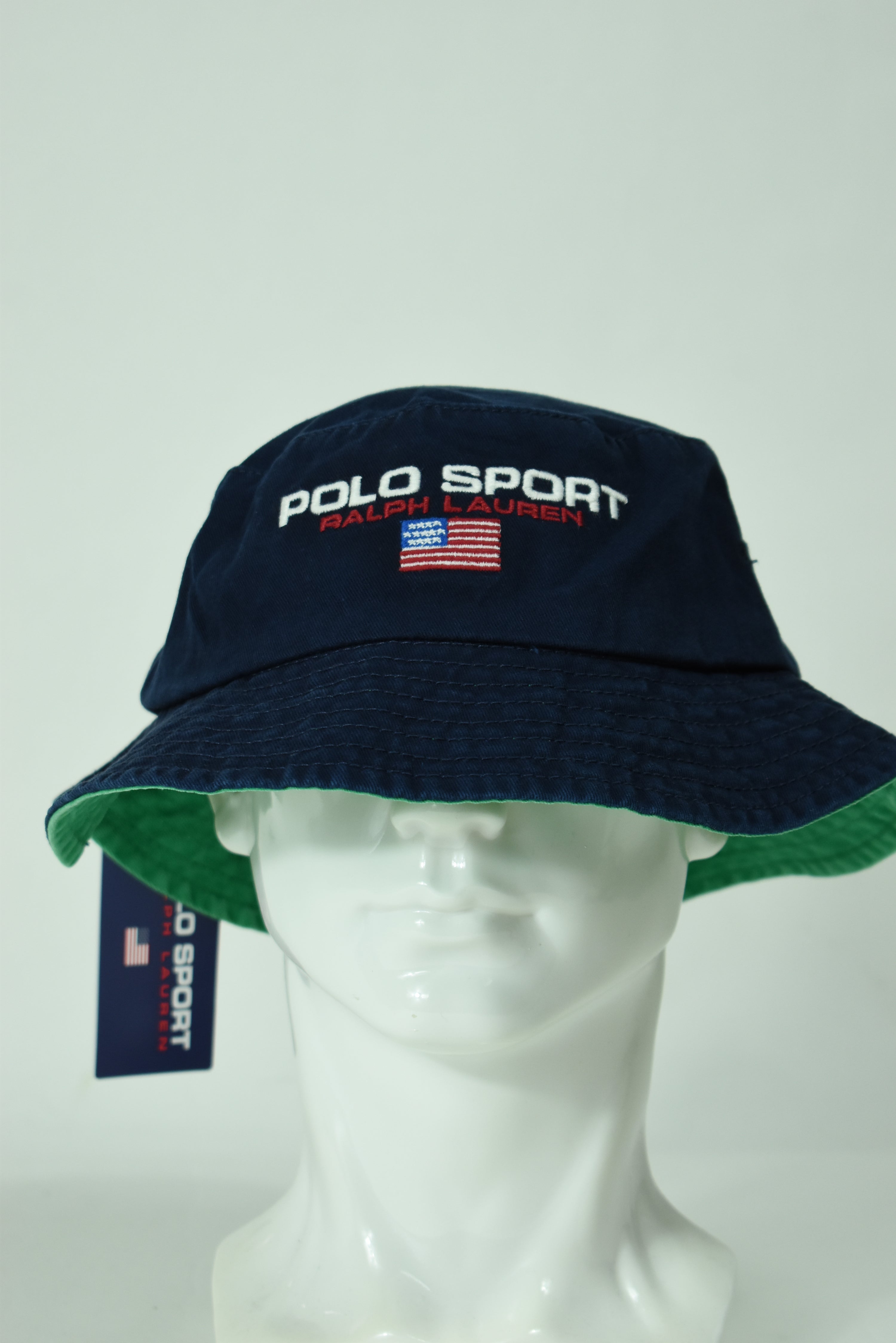 New Ralph Lauren Polo Sport Bucket Hat Navy OS