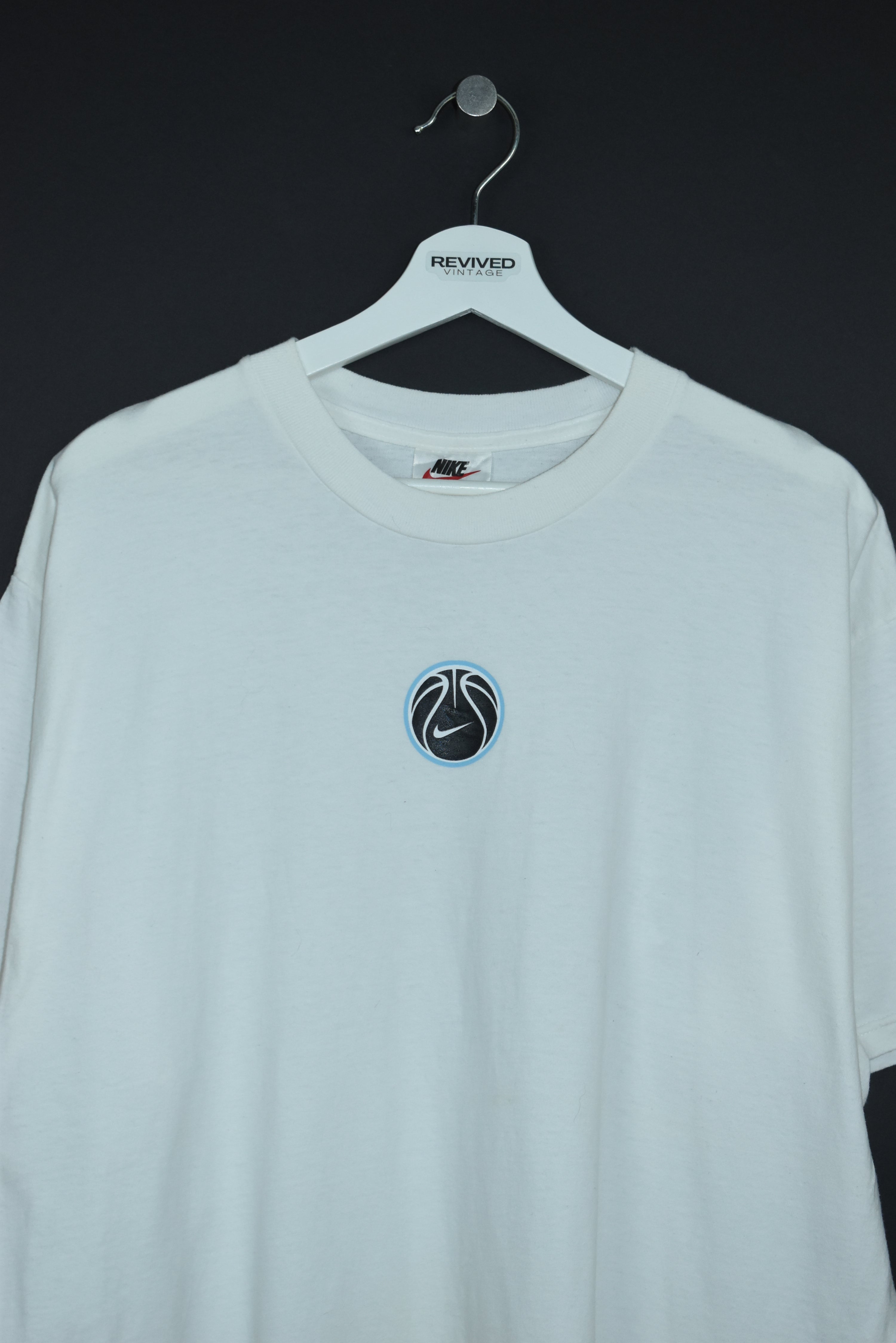 Vintage Nike Baskteball Print T Shirt Xlarge